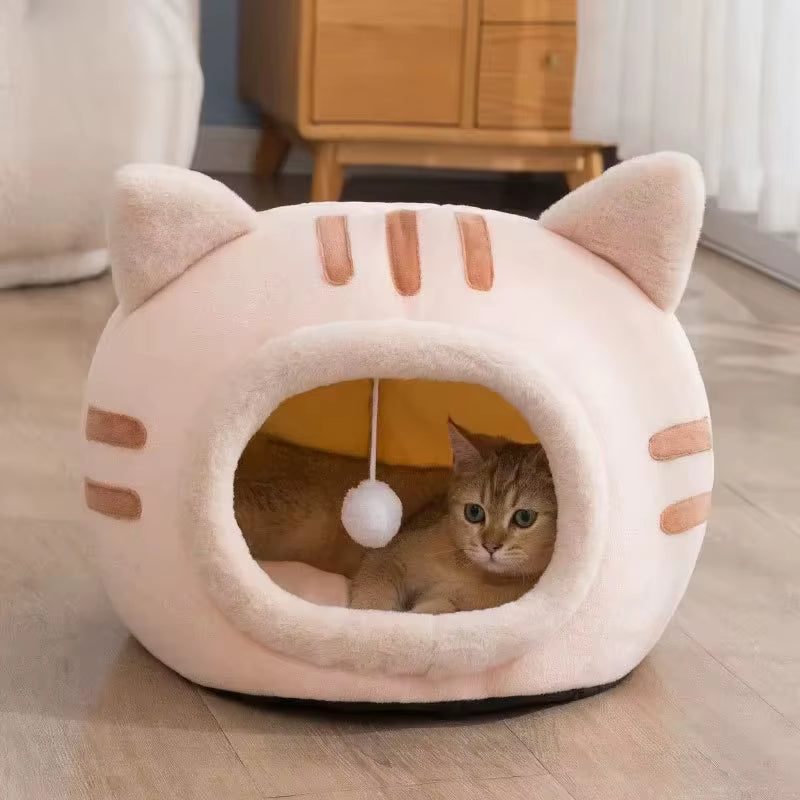 Warm Hugs in a Cave – Plush Indoor Pet Nest