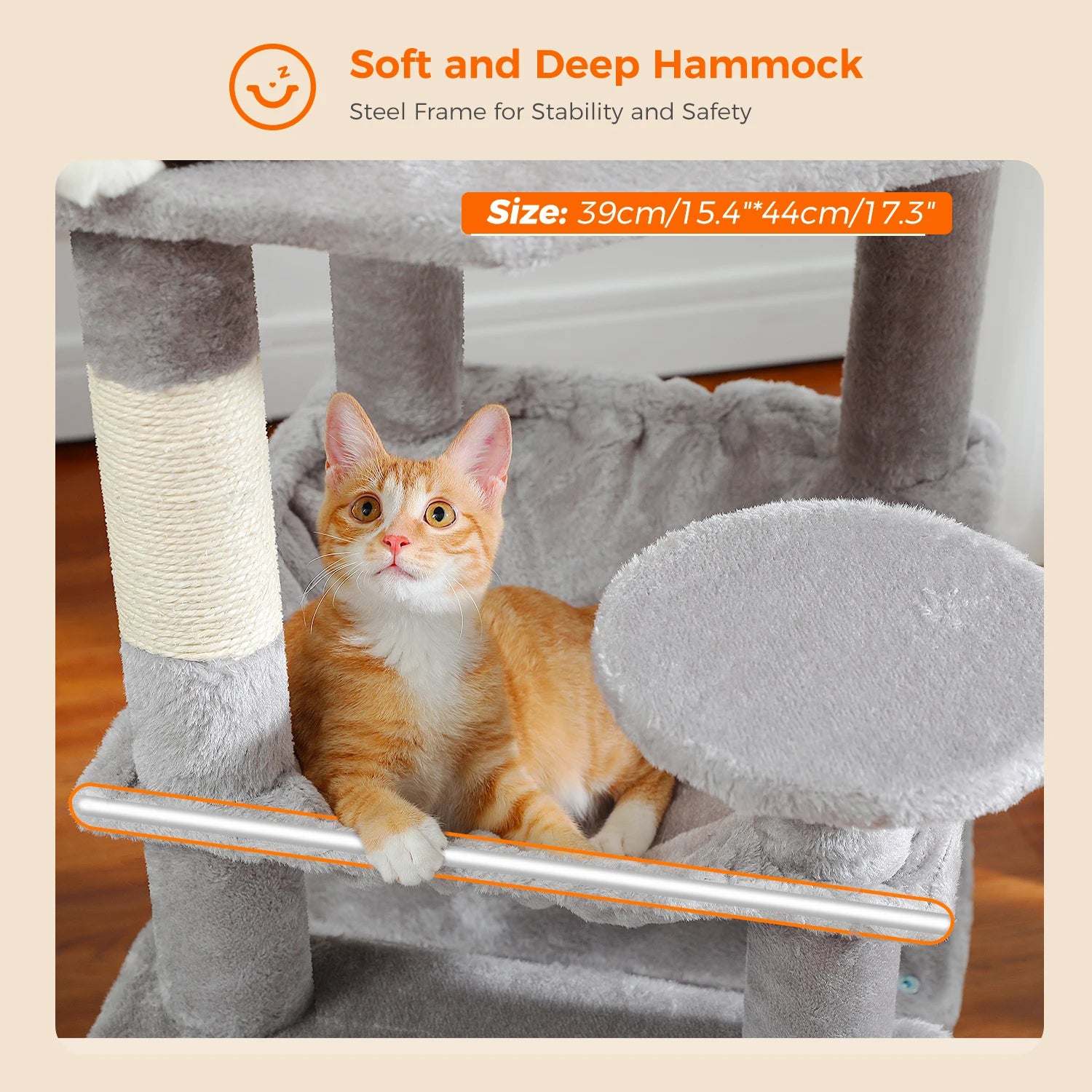 Luxury Multi-Level Cat Tower – Spacious, Stylish & Perfect for Large or Small Cats