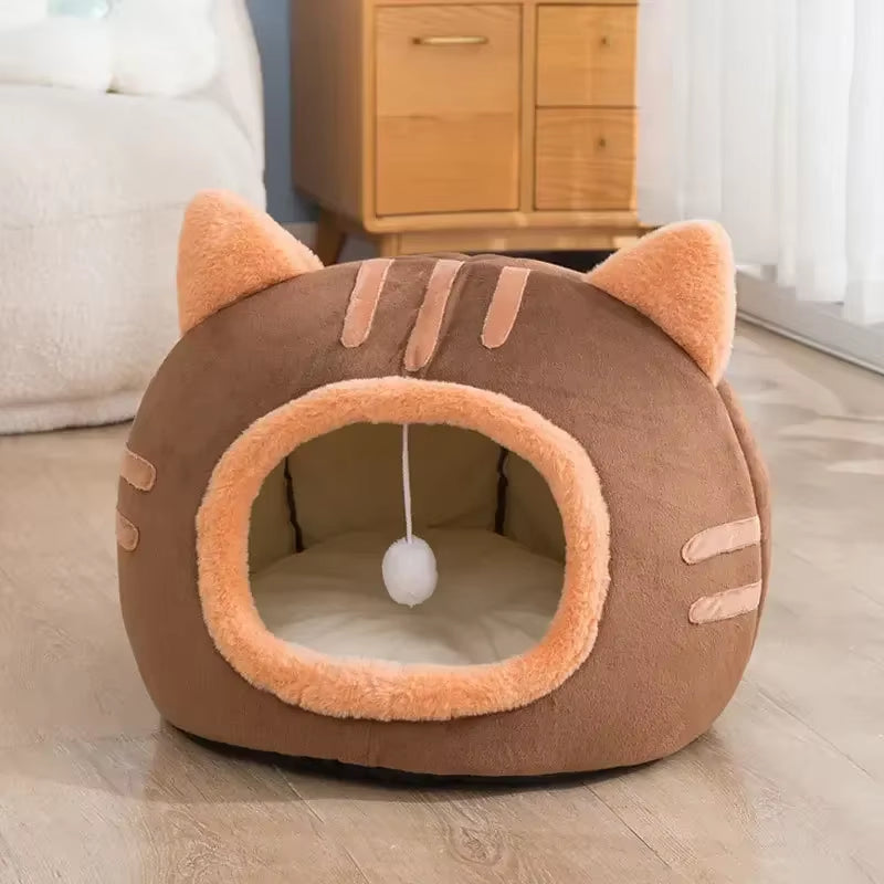Warm Hugs in a Cave – Plush Indoor Pet Nest
