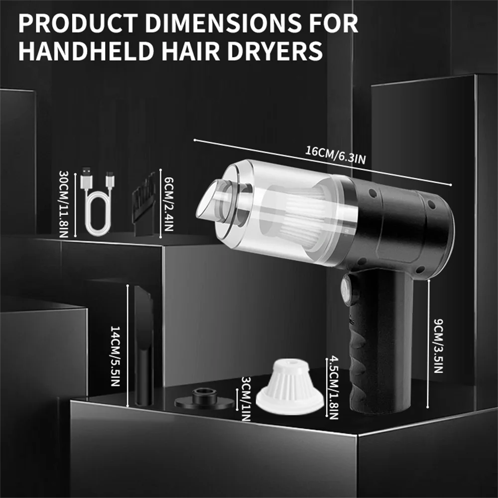 Portable Handheld Vacuum Cleaner — Multi-Purpose Car & Home Use