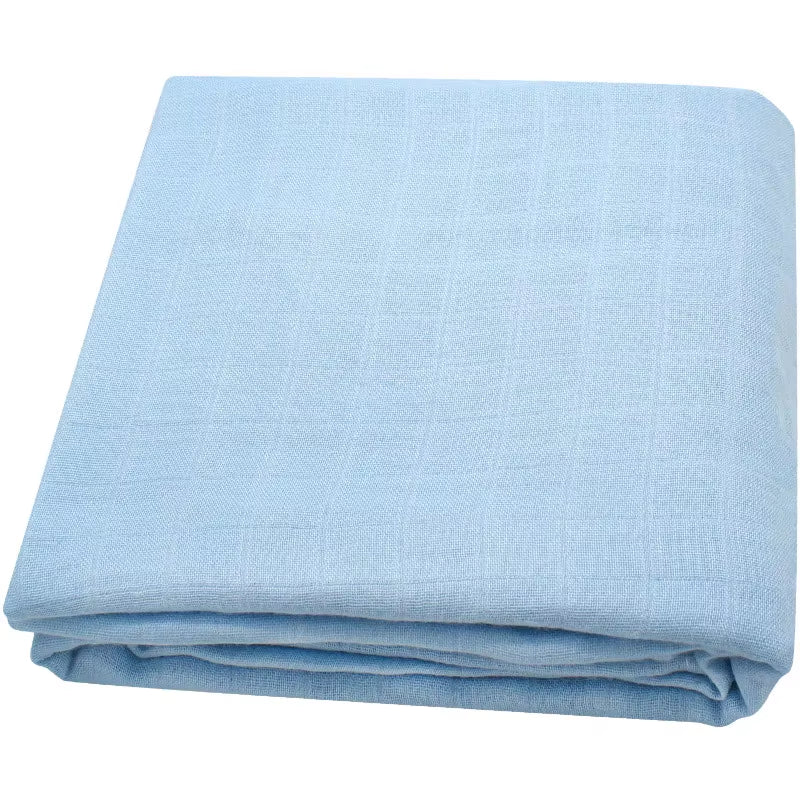 Bamboo Baby Swaddle Blanket — Super Soft Muslin Wrap for Newborns, 120x120cm Nursery Blanket