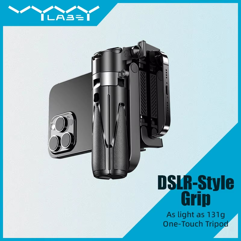 🤳 Mini Bluetooth Selfie Stick & Tripod — Foldable 360° Rotating Vlog Stand for iPhone & Android