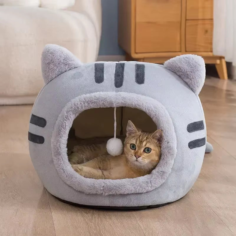 Warm Hugs in a Cave – Plush Indoor Pet Nest